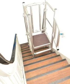 Stairwell Tower Hire (Stairway / Stair Tower) 13 No-slip adjustable footplates secure the base of the tower, and with a platform length of 1800mm.