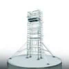 Miniscaff Solo Tower 18 Miniscaff Solo Tower Features for Ultimate Safety and Convenience. Our robust and compact 1-person system is designed to meet the unique needs of both commercial and domestic environments. With a length of 1.3m and a width of 720mm