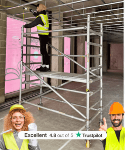 250 Industrial Scaffold Tower - (8 Rung) 5 250 Industrial Scaffold Tower Hire - 4.7m Working Platform in London , Ladders
