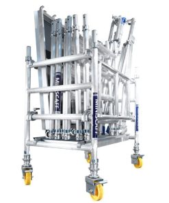 Miniscaff Solo Tower 11 One-Man Operation: Simple assembly and transportation for single-person use. Compact Dimensions: Fits through standard doorways for added convenience. Integrated Trolley Storage: Easy to transport components without hassle. Low-Level Access: Perfect for small-scale tasks in commercial and domestic environments. Industrial-Grade Build: Meets safety standards for professional use.
